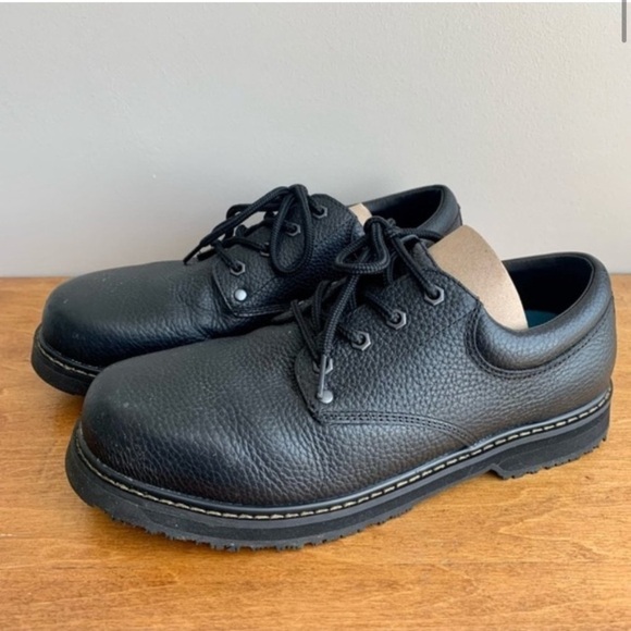 𝅺dr. Scholl’s Anti Slip Leather Oxford Work Shoes - Picture 3 of 16